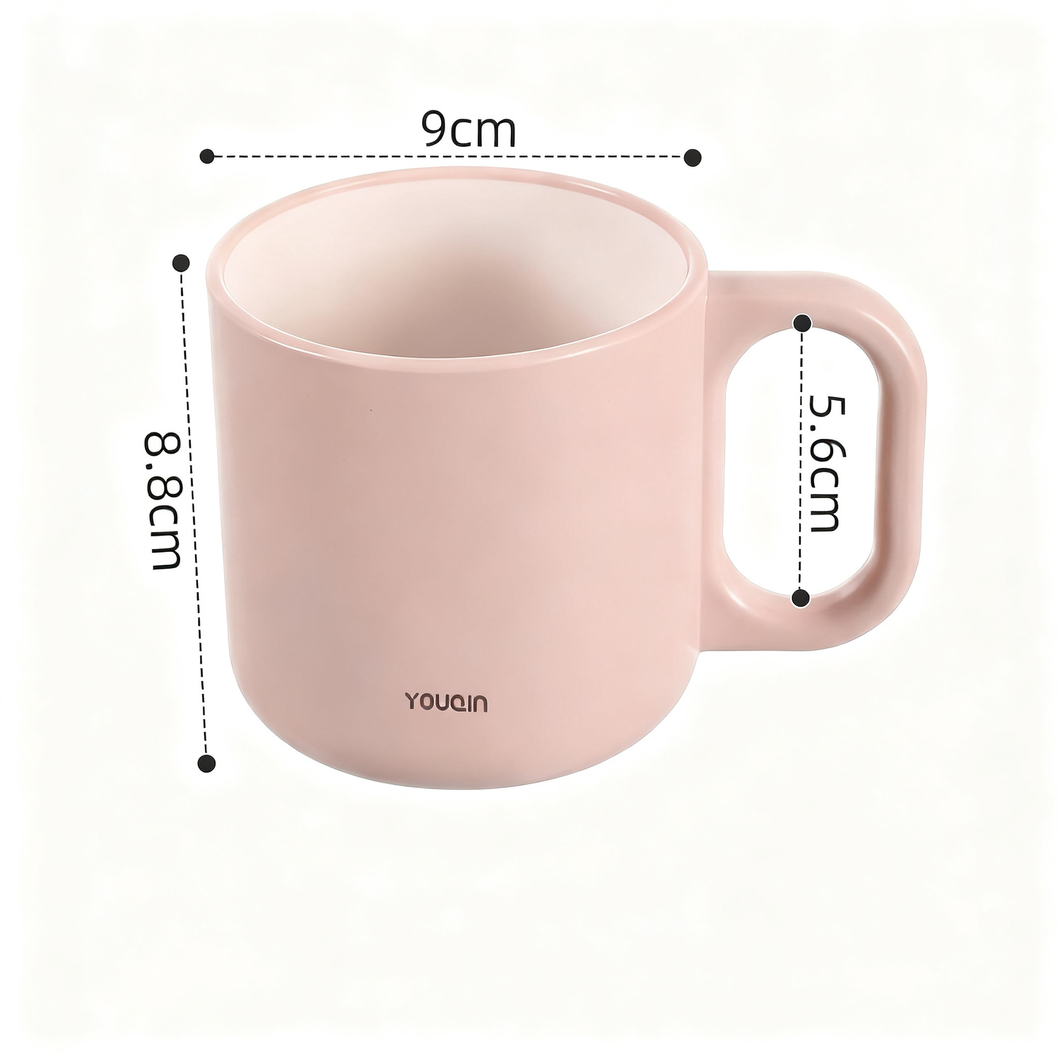 Plastic toothbrush cup, macaroon colors