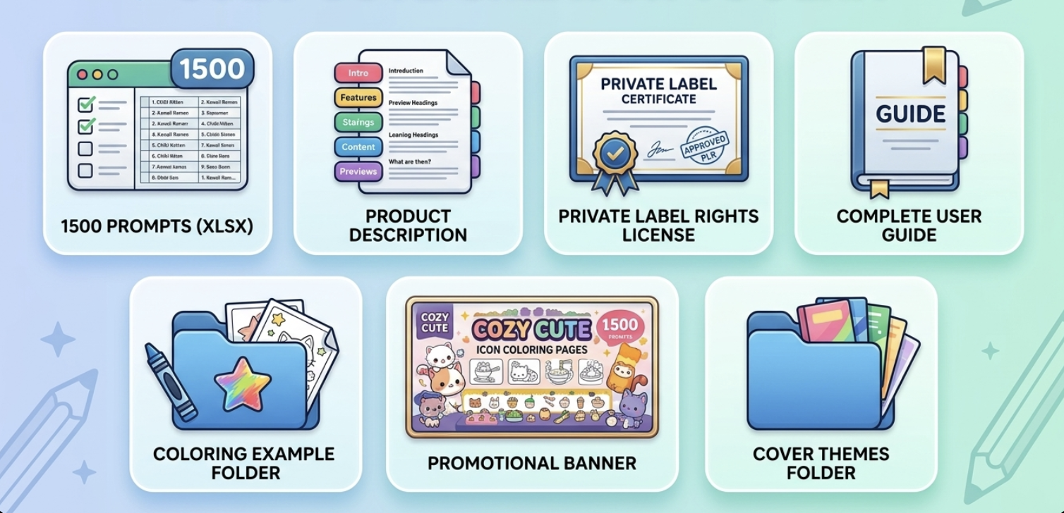 Full Product assets breakdown map detailing OTO2 items
