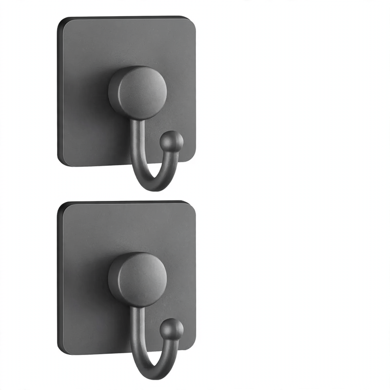 Stainless Steel Adhesive Hook, self-adhesive, without drilling