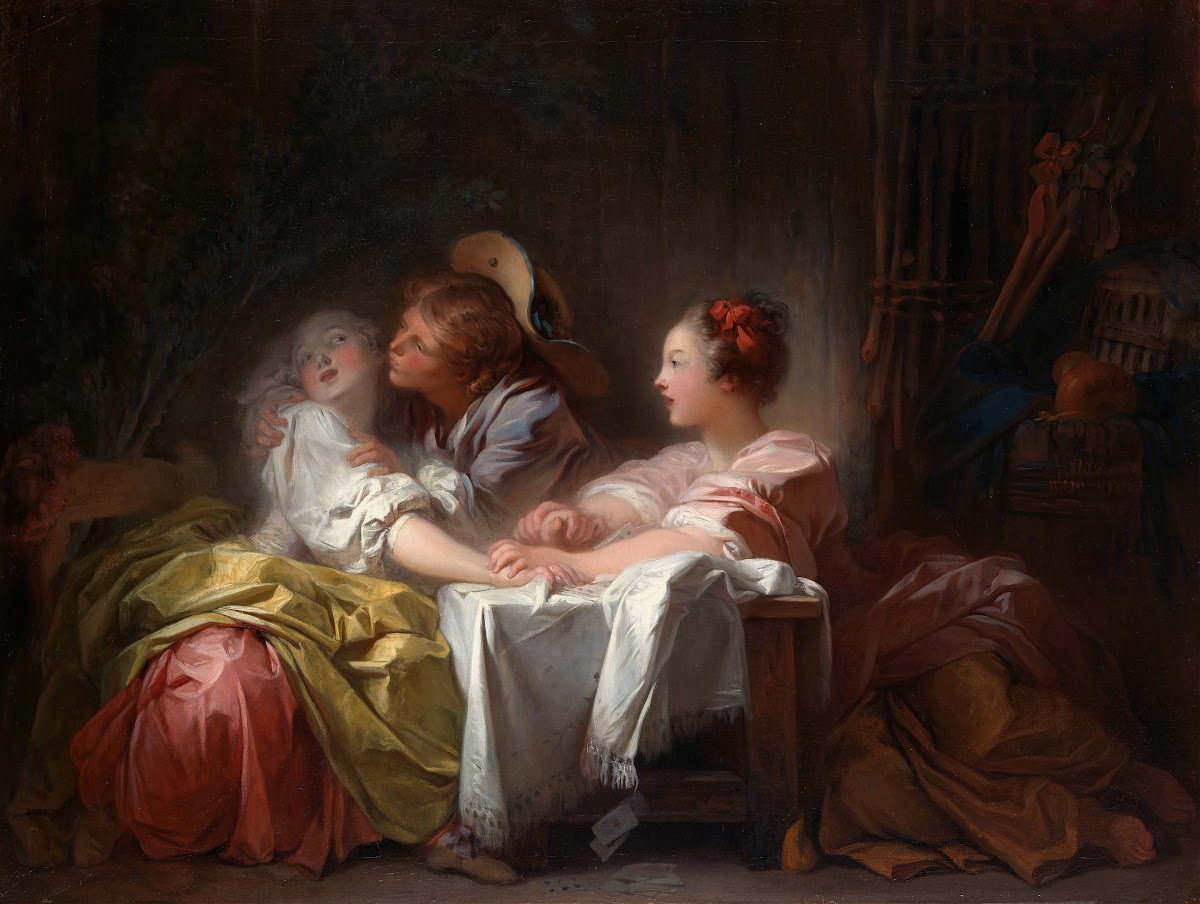 The Stolen Kiss ca 1760
