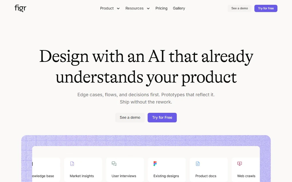 Captura de Figr: Design Process Simplified