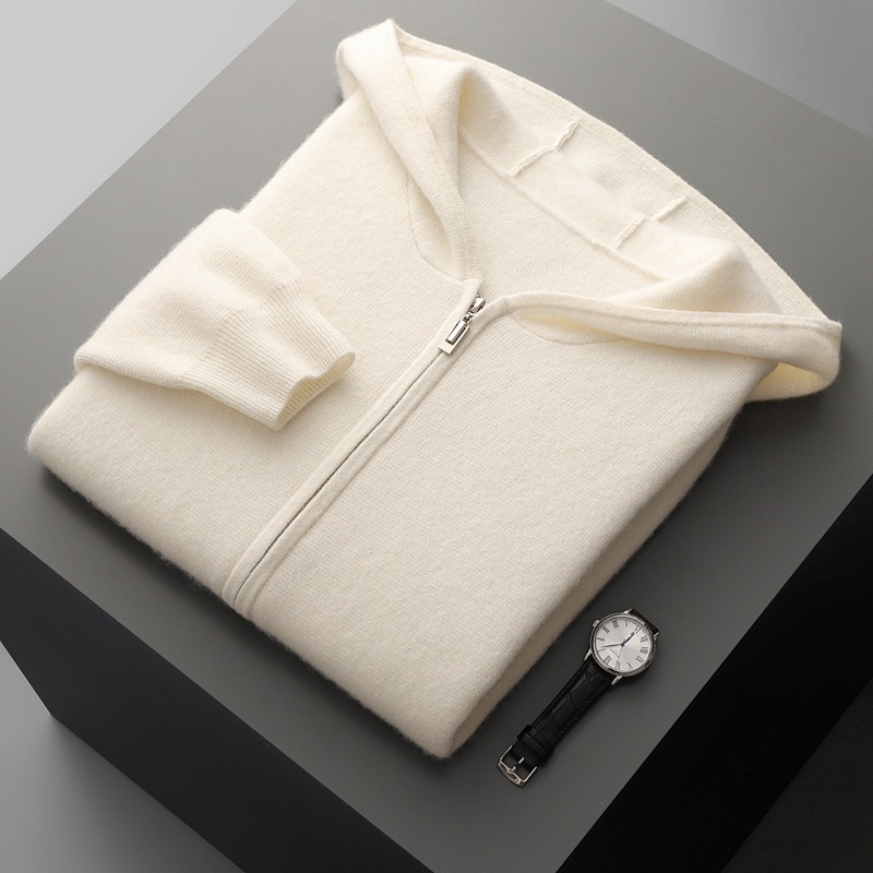 Men's Hoodie Cardigan with Zipper