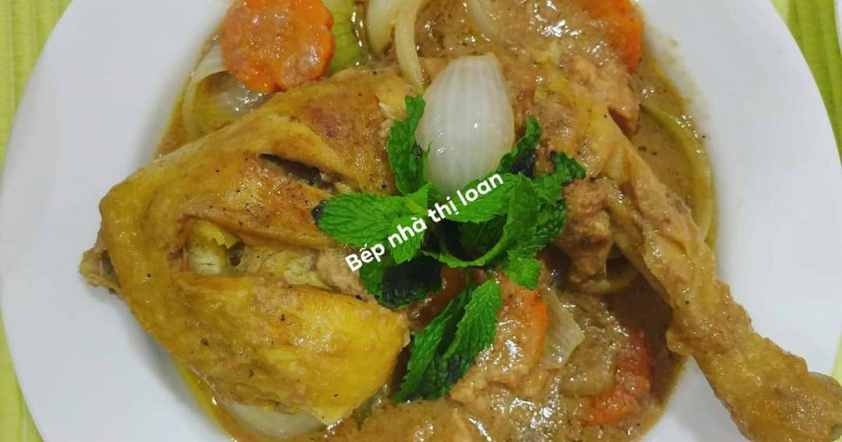 Đùi gà hầm patê