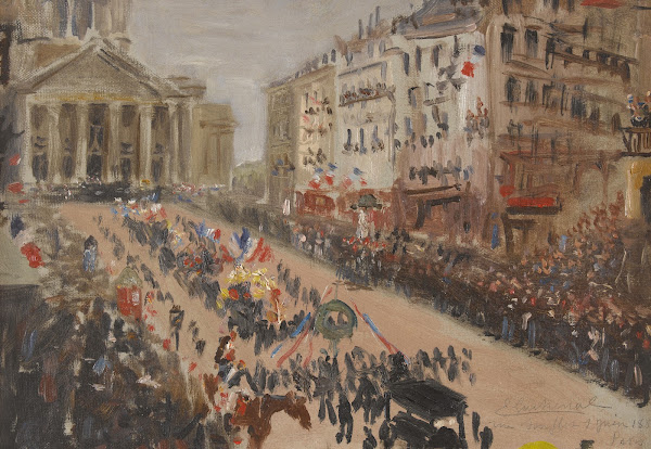 Les FunéRailles De Victor Hugo Le CortèGe Rue Soufflot 1885