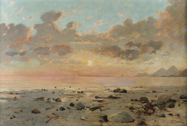 Bord de mer soleil levant