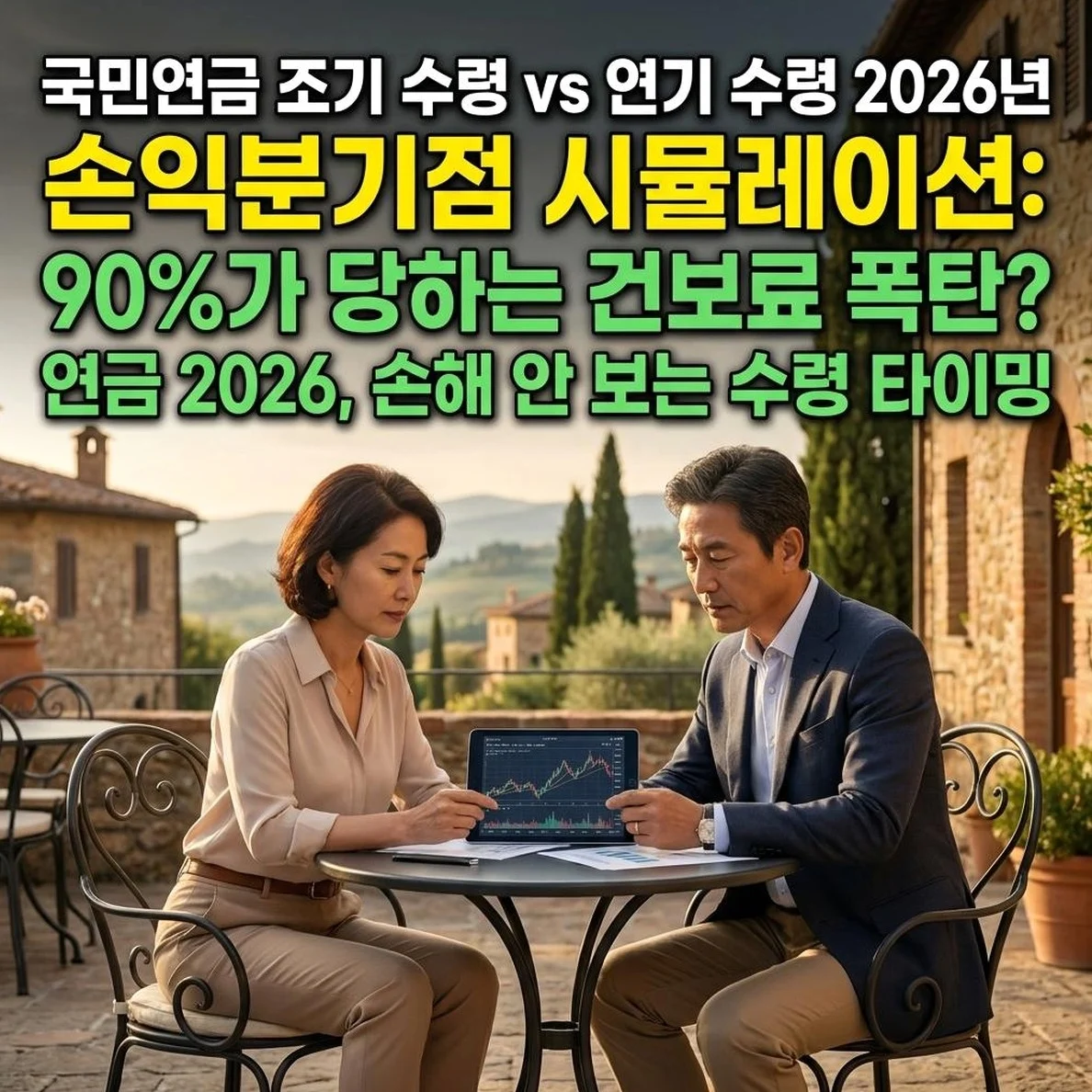 2026 국민연금 조기·연기 손익분기점 분석