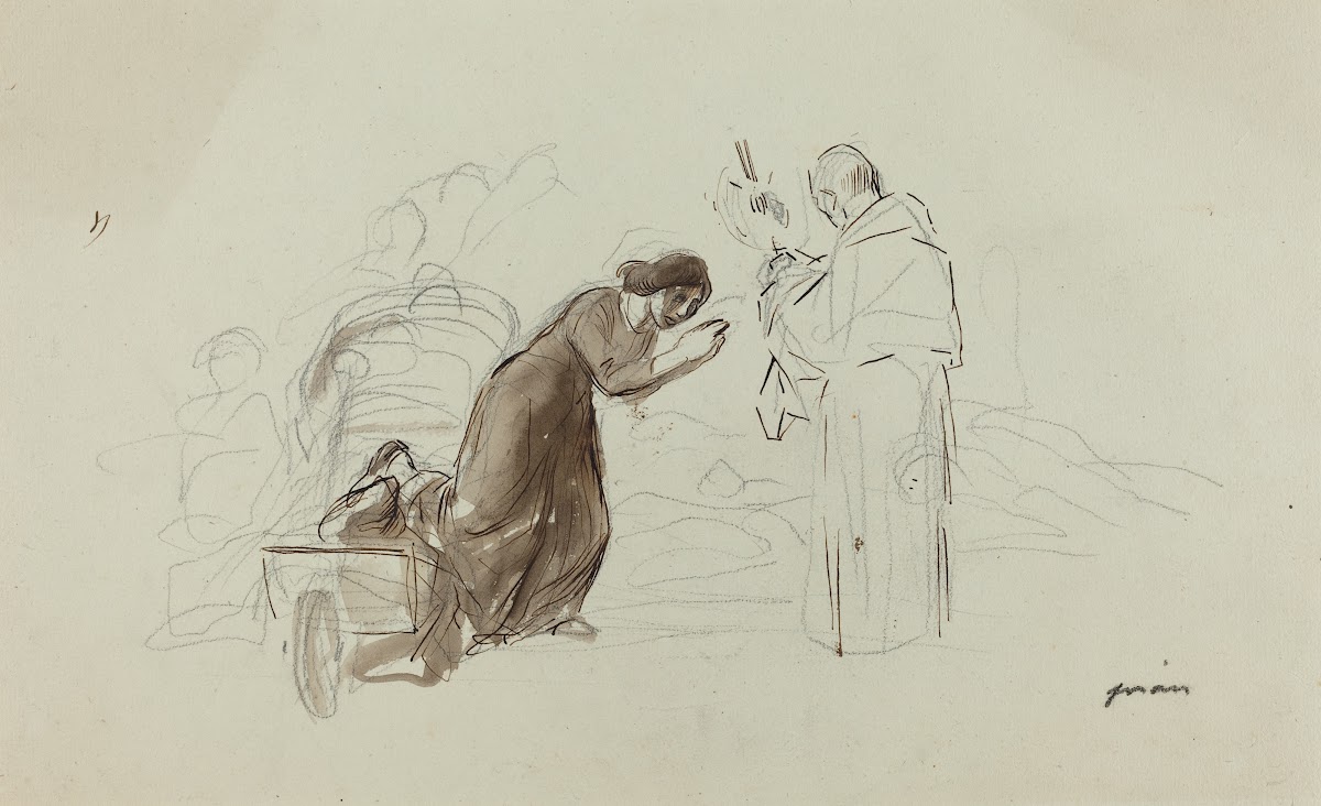 Benediction a Lourdes c 1912