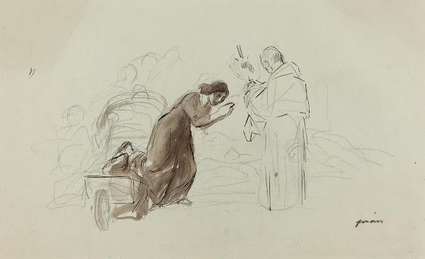 Benediction a Lourdes c 1912