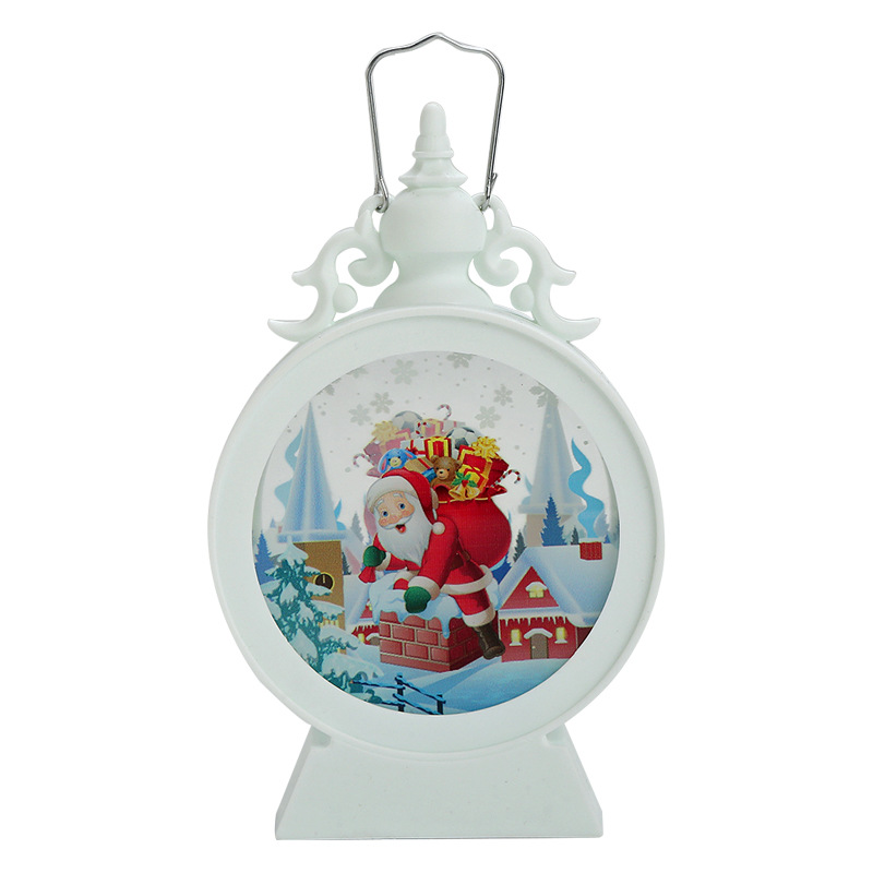 Dekorative LED-Laterne mit Weihnachtsmotiv