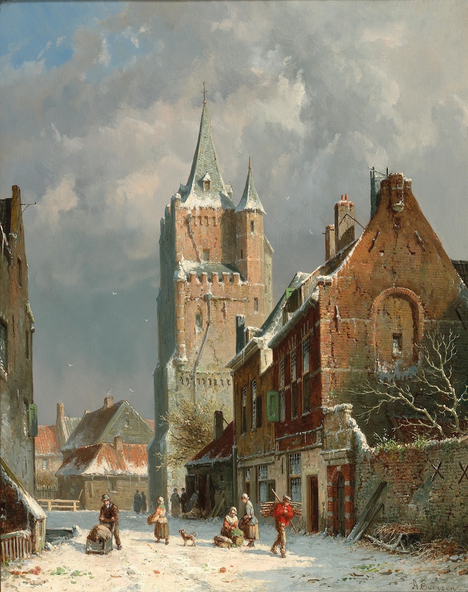 In the Voldersgracht in Delft