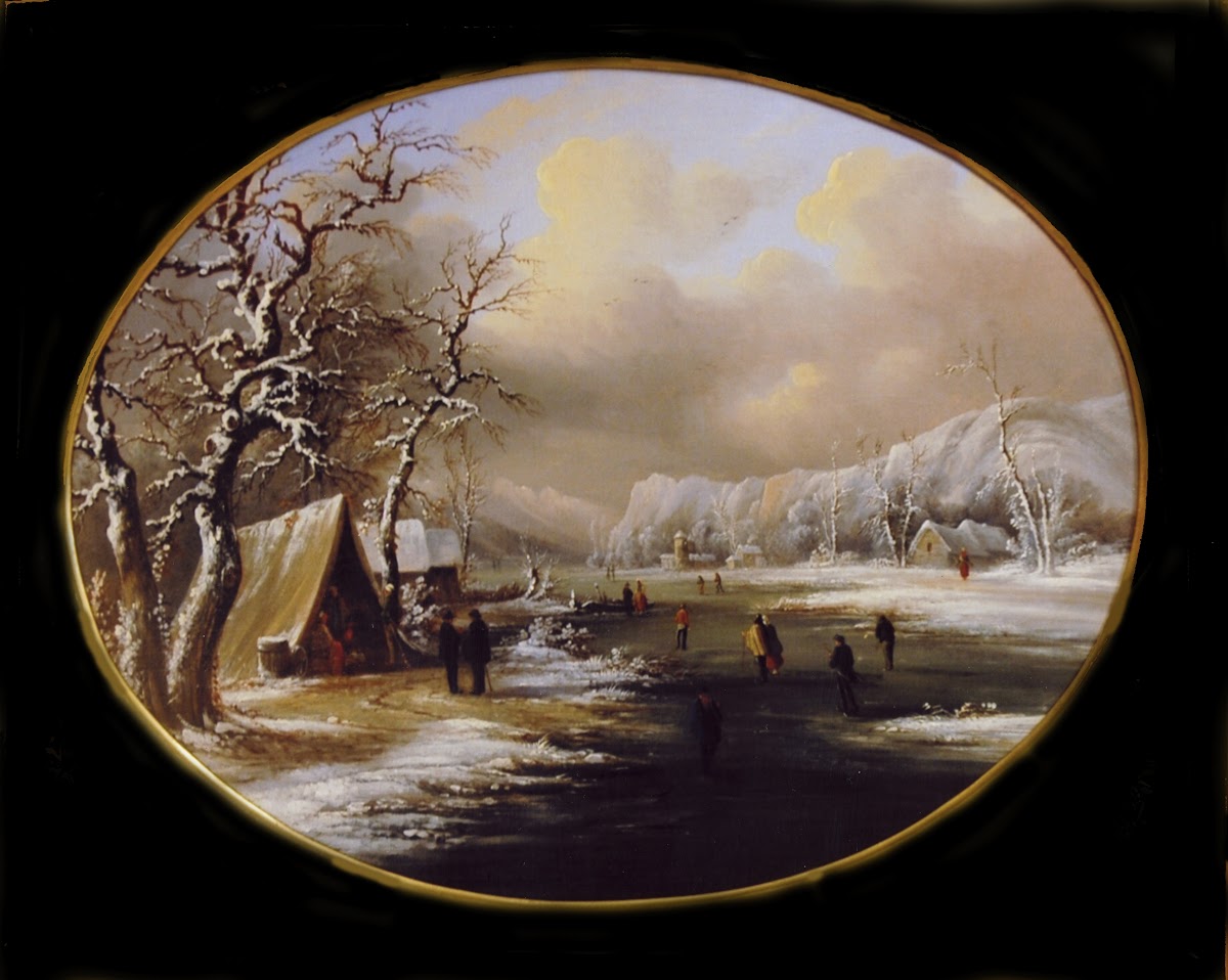 Winter Skating in New Jersey ca 1847