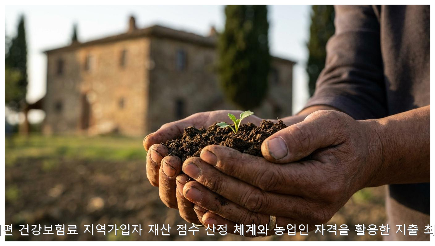 2026 건강보험료 절감 전략: 농업인 자격과 재산 공제 핵심 안내 및 분석 인포그래픽 (4)