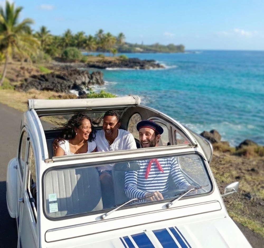 Tour de l'île de La Réunion en 2CV