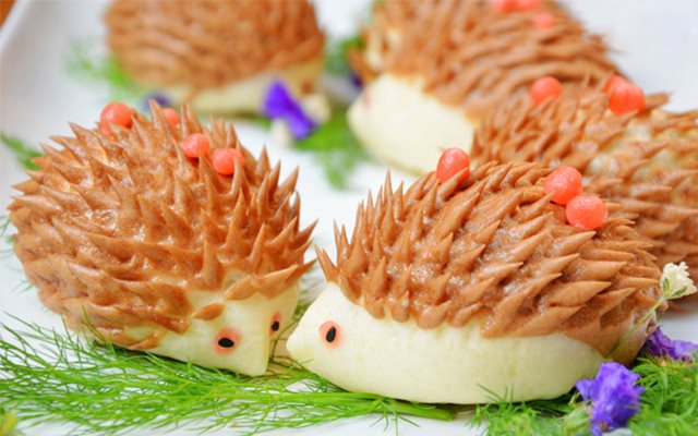 Bánh Bao Hấp Hình Nhím