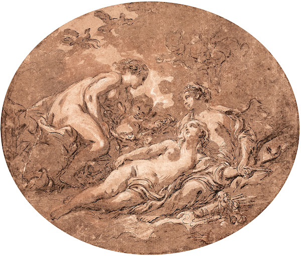 Les trois Grâces et lAmour