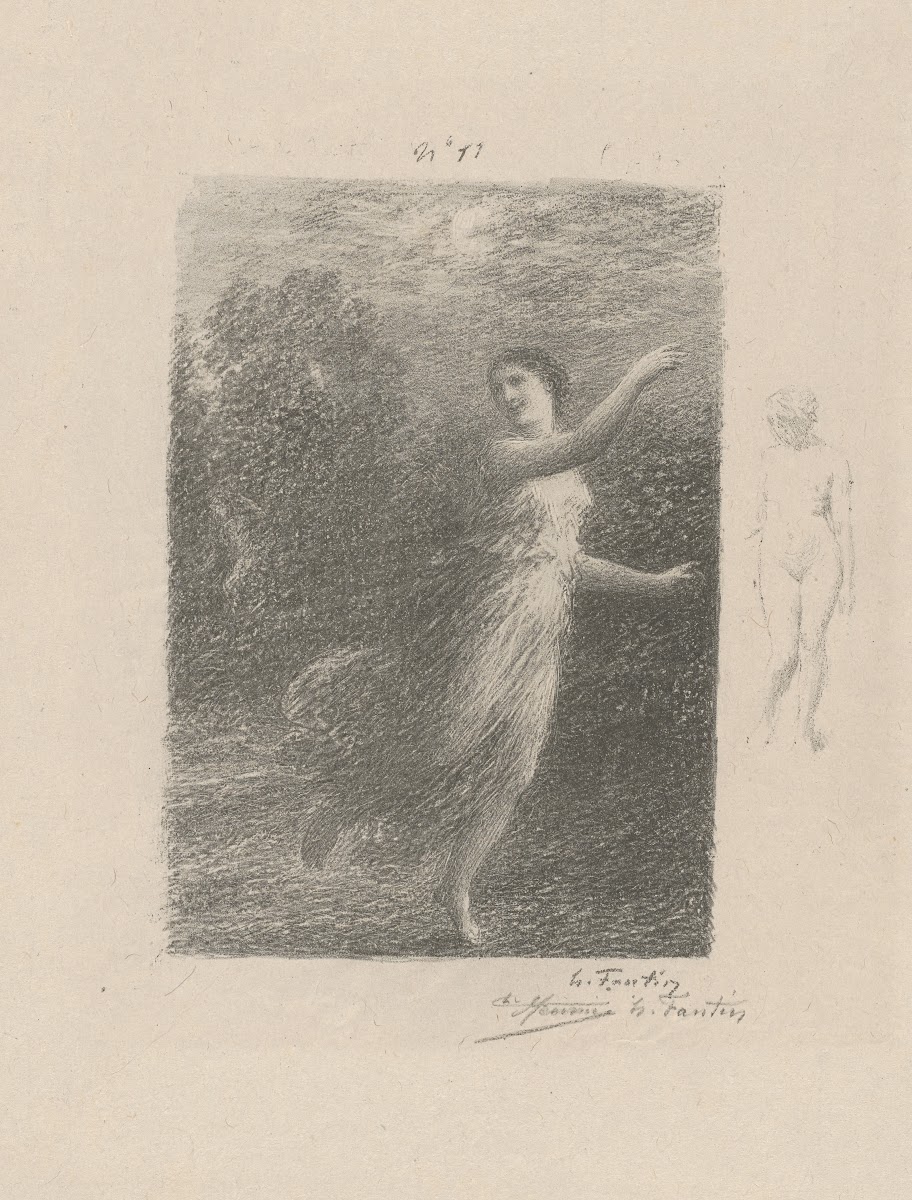 De nuit la Nymphe errante 1905