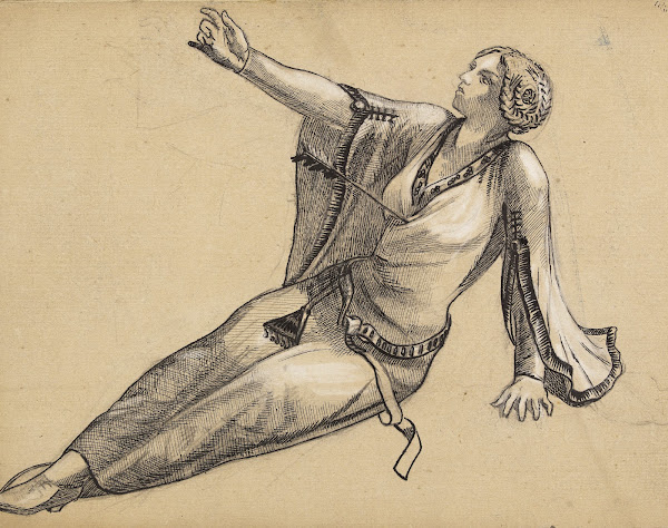 Etude pour le drame Bois ton sang 1910