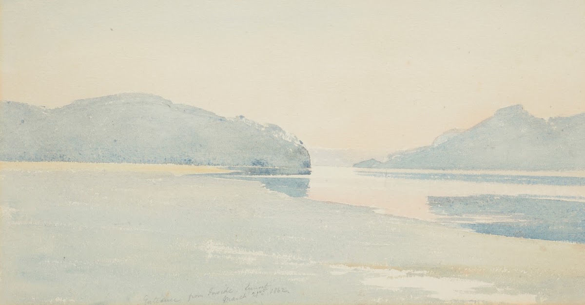 Entrance from inside Sunset 1862