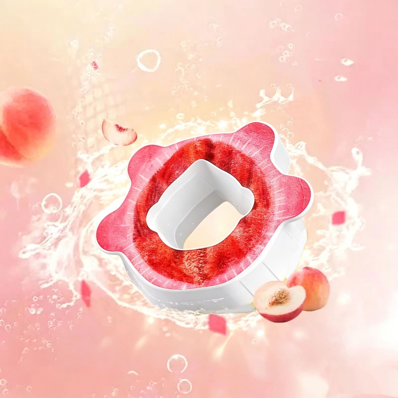 Plastic Drinking Cup, 720 ml, with Straw