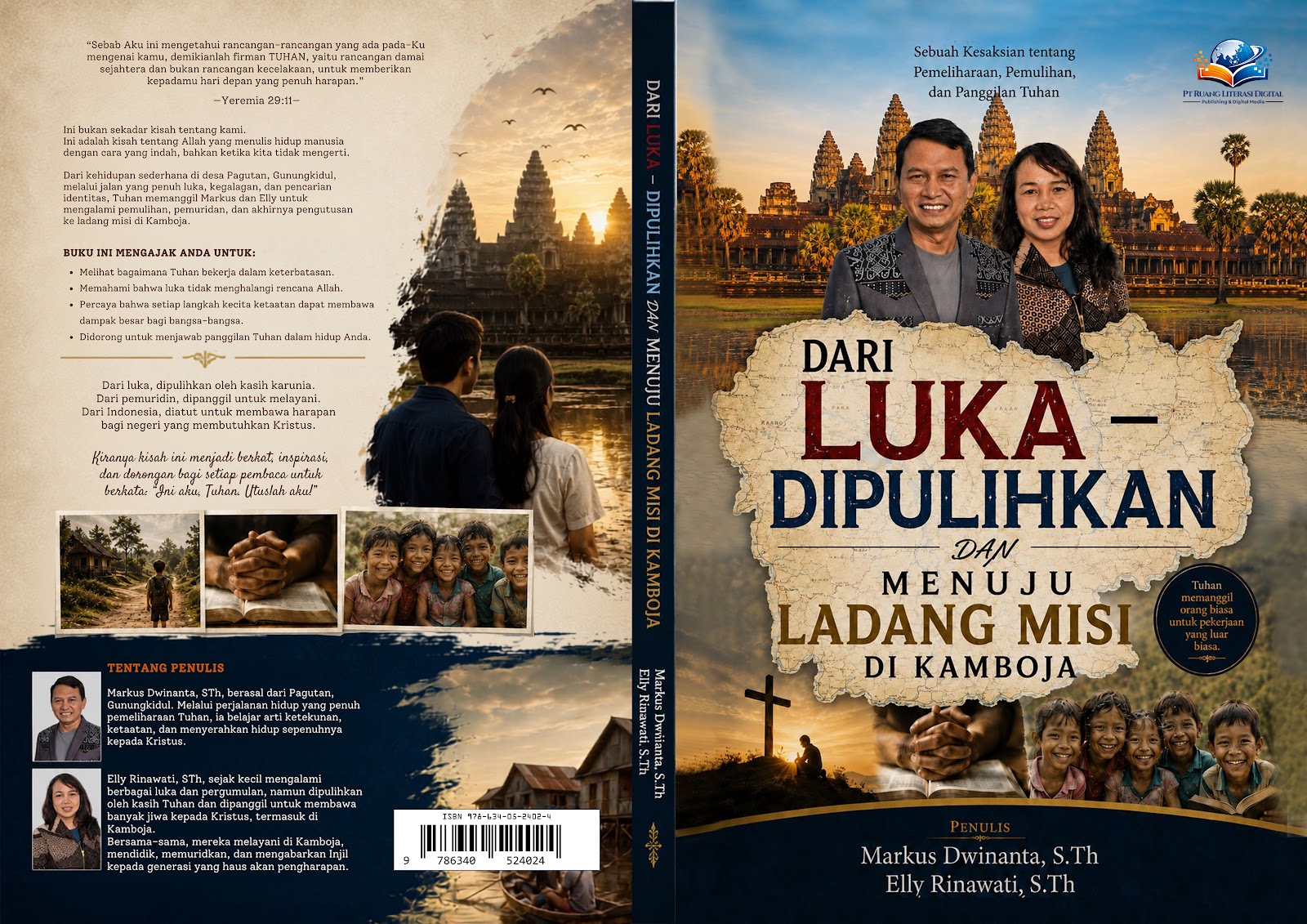 Cover depan Dari Luka Dipulihkan dan Menuju Ladang Misi di Kamboja