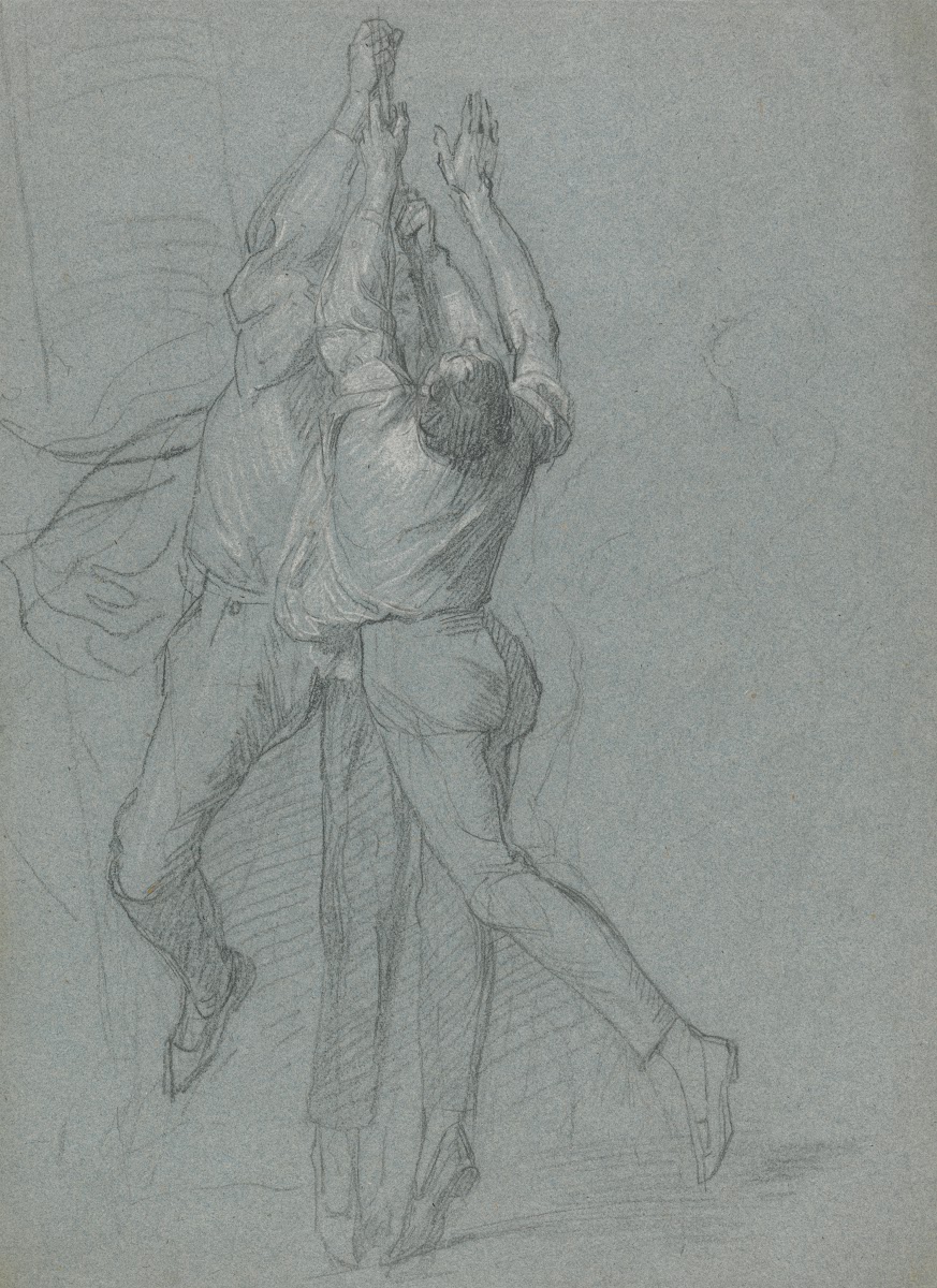 Study of Sailors Raising a Flag for the Victory of Lord Duncan