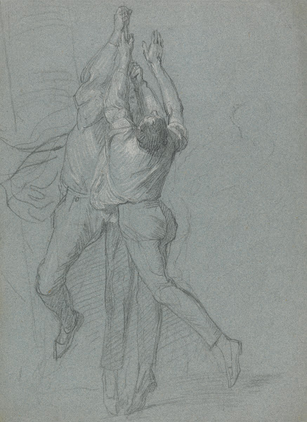 Study of Sailors Raising a Flag for the Victory of Lord Duncan