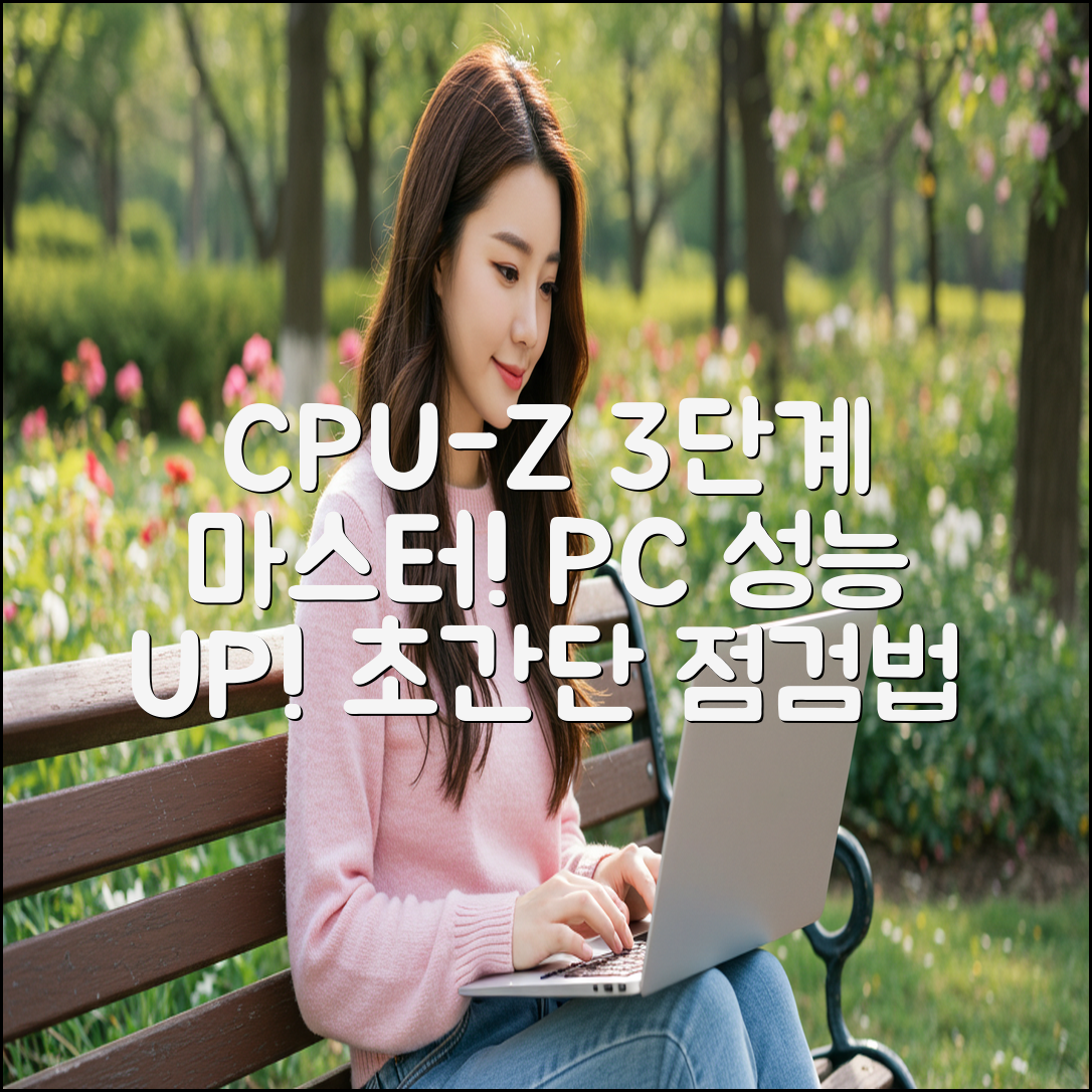 내 PC 점검: CPU-Z 3단계 정복!