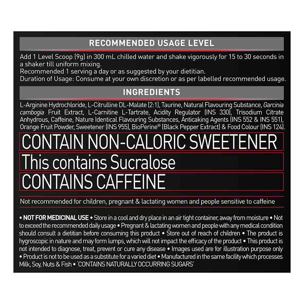 Pre Workout Ripped — Fruit Splash, 0.55 lb