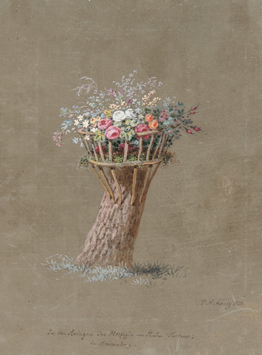 In den Anlagen der Herzogin von St Leu Hortenze in Arènenberg 1831
