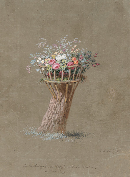 In den Anlagen der Herzogin von St Leu Hortenze in Arènenberg 1831