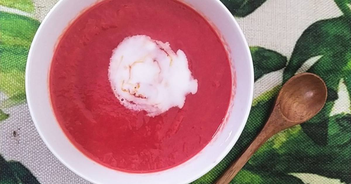 Súp củ dền thịt gà