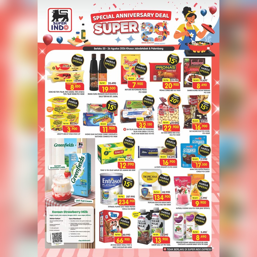 Katalog Super Hemat Jabodetabek, Palembang