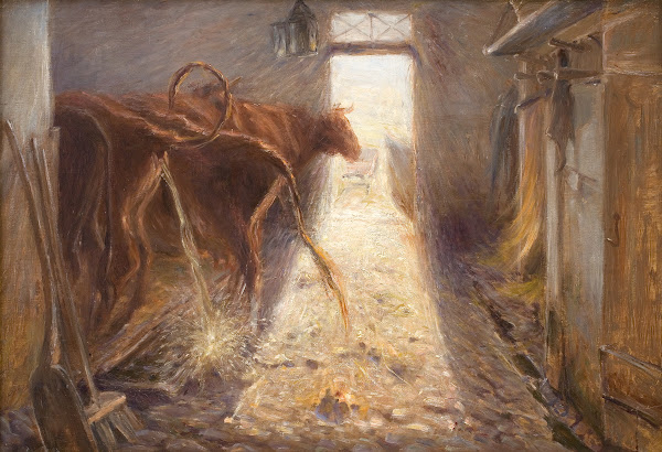 Cowshed on the Island of Saltholm 1890
