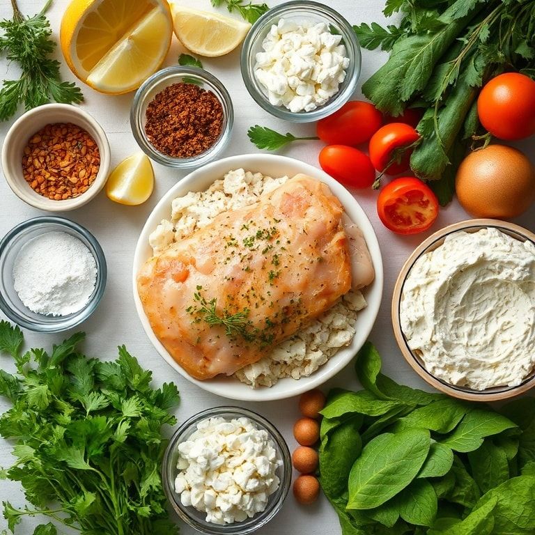 Ingredients for Cottage Cheese Chicken Parm Bowl Recipe: Quick, Creamy, Low‑Cal Comfort Food