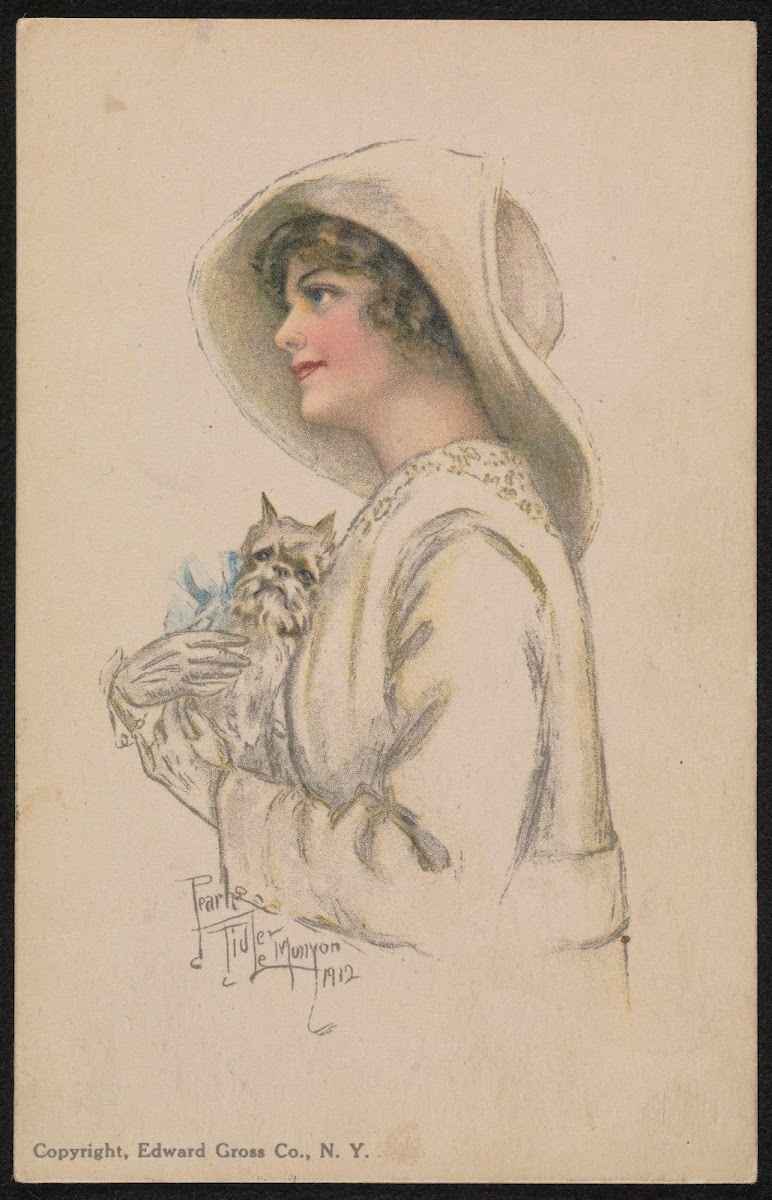 Woman with a dog 1912