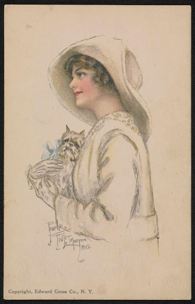 Woman with a dog 1912