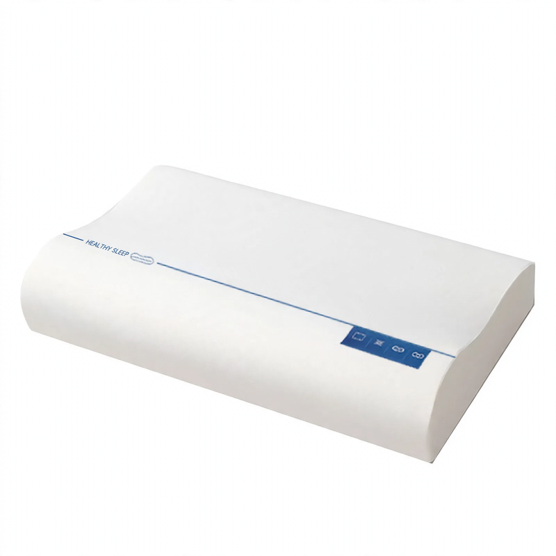 Neck support pillow, memory foam, wave