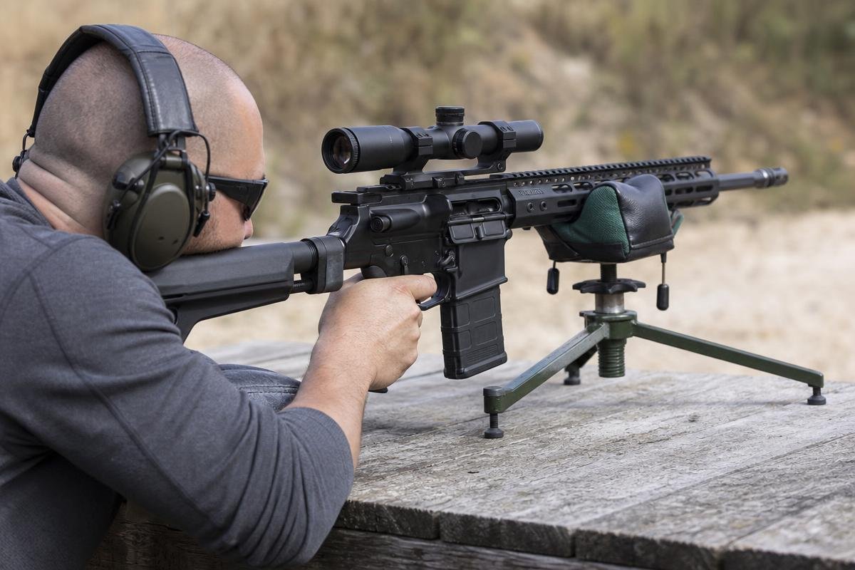 rifle zero setup for a shooting range Denison visit