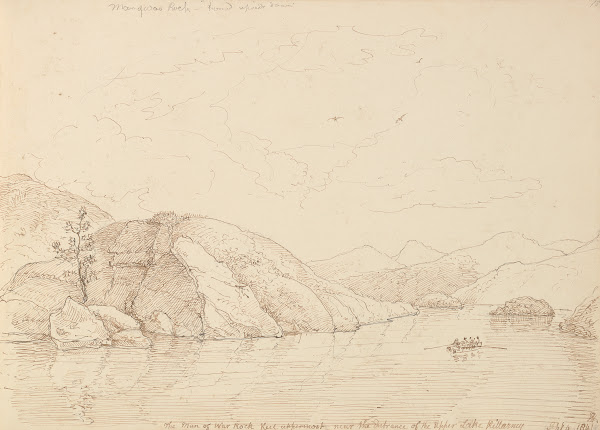 Man of War Rock Upper Lake Killarney 4 September 1841 1841