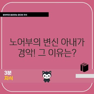 노어부, 아내의 반응, 변신 이야기, 생활 변화, 가정 이야기