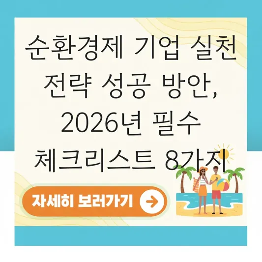순환경제 기업 실천 전략 성공 방안