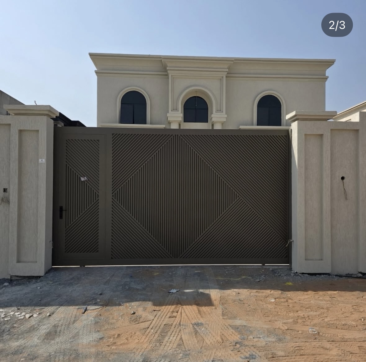Ornamental iron gate design Fujairah — Al Taher metal works