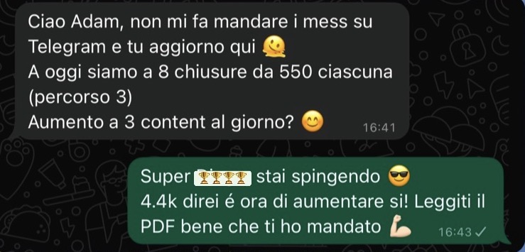 Risultato cliente 34