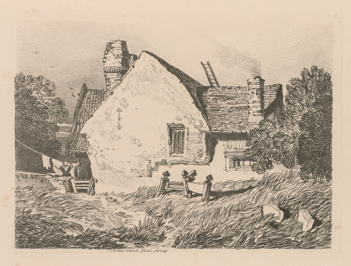 View at Ashdted Surrey 1838