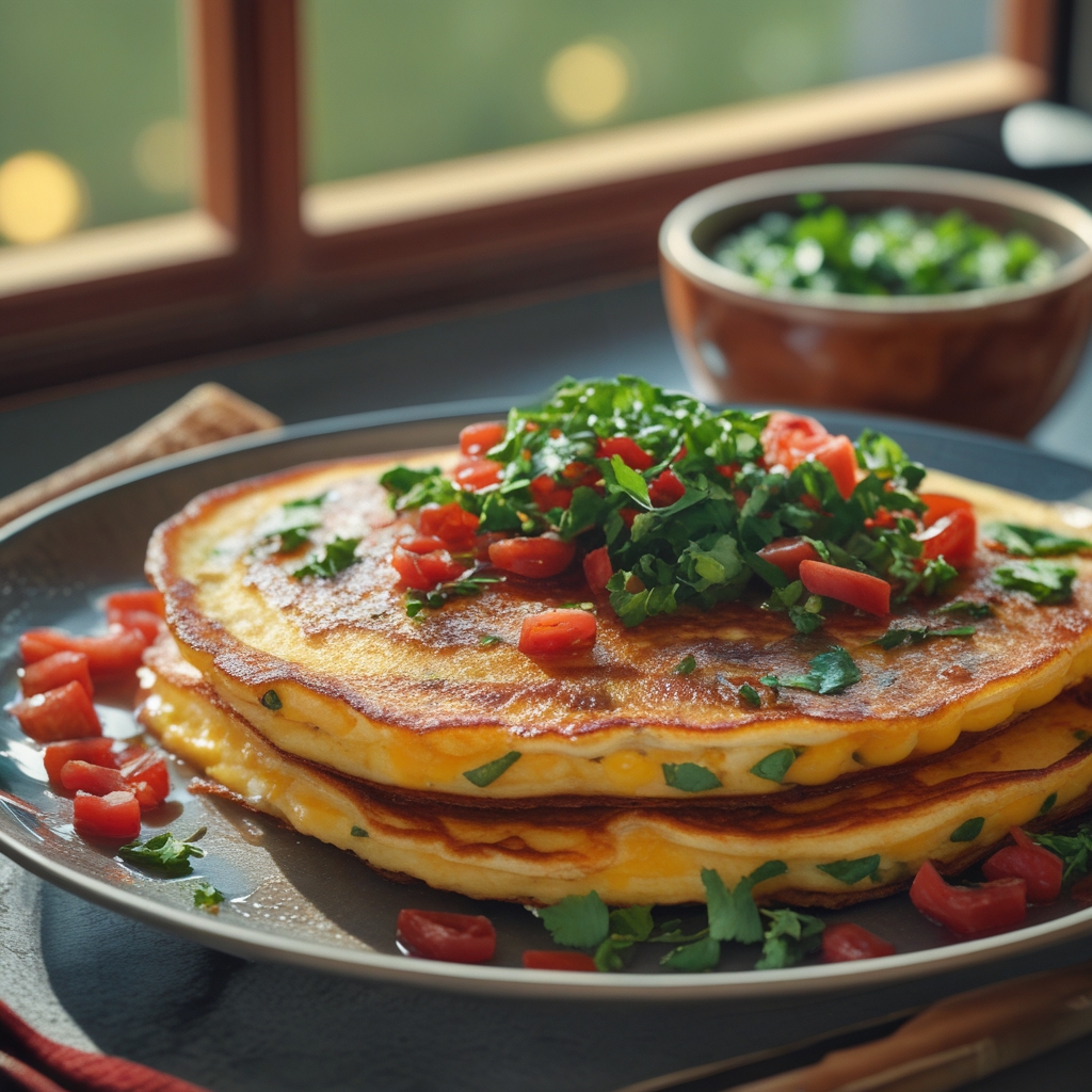 How to Make Chinese-Style Savoury Stuffed Breakfast Pancakes (Vegan Recipe) – Easy & Delicious