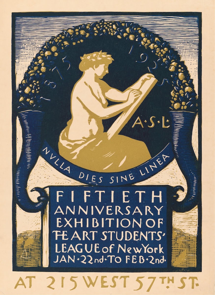 Fiftieth anniversary exhibition of the Art Students League of New York 1925