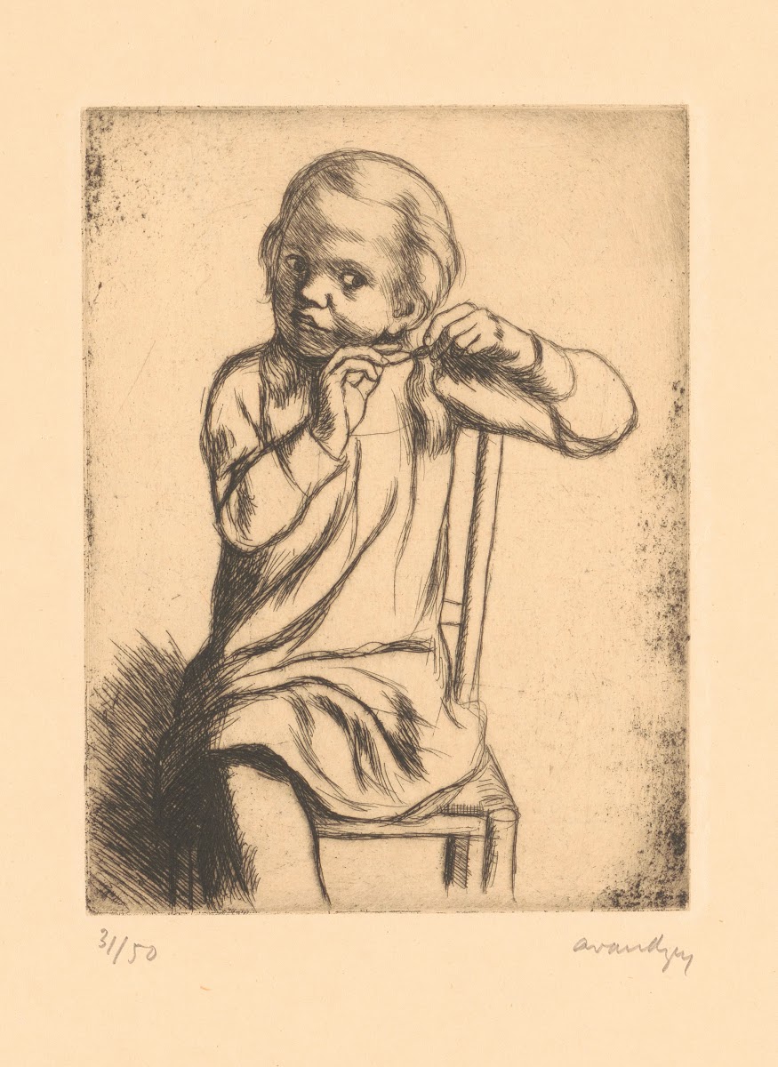 Girl doing her hair 1935