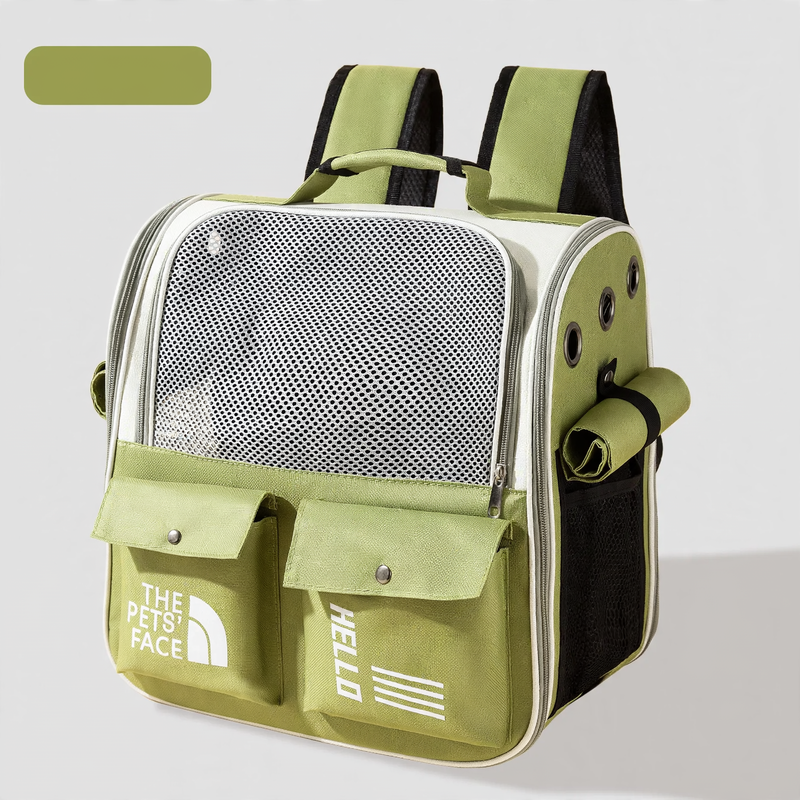 Breathable Pet Backpack for Cats and Dogs