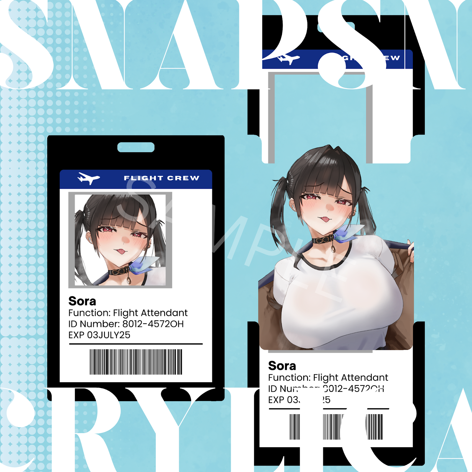 Sora Snap-Open Keychain By OtaPic