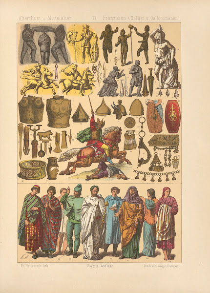 Franzosen Gallier u Galloromanen 1884